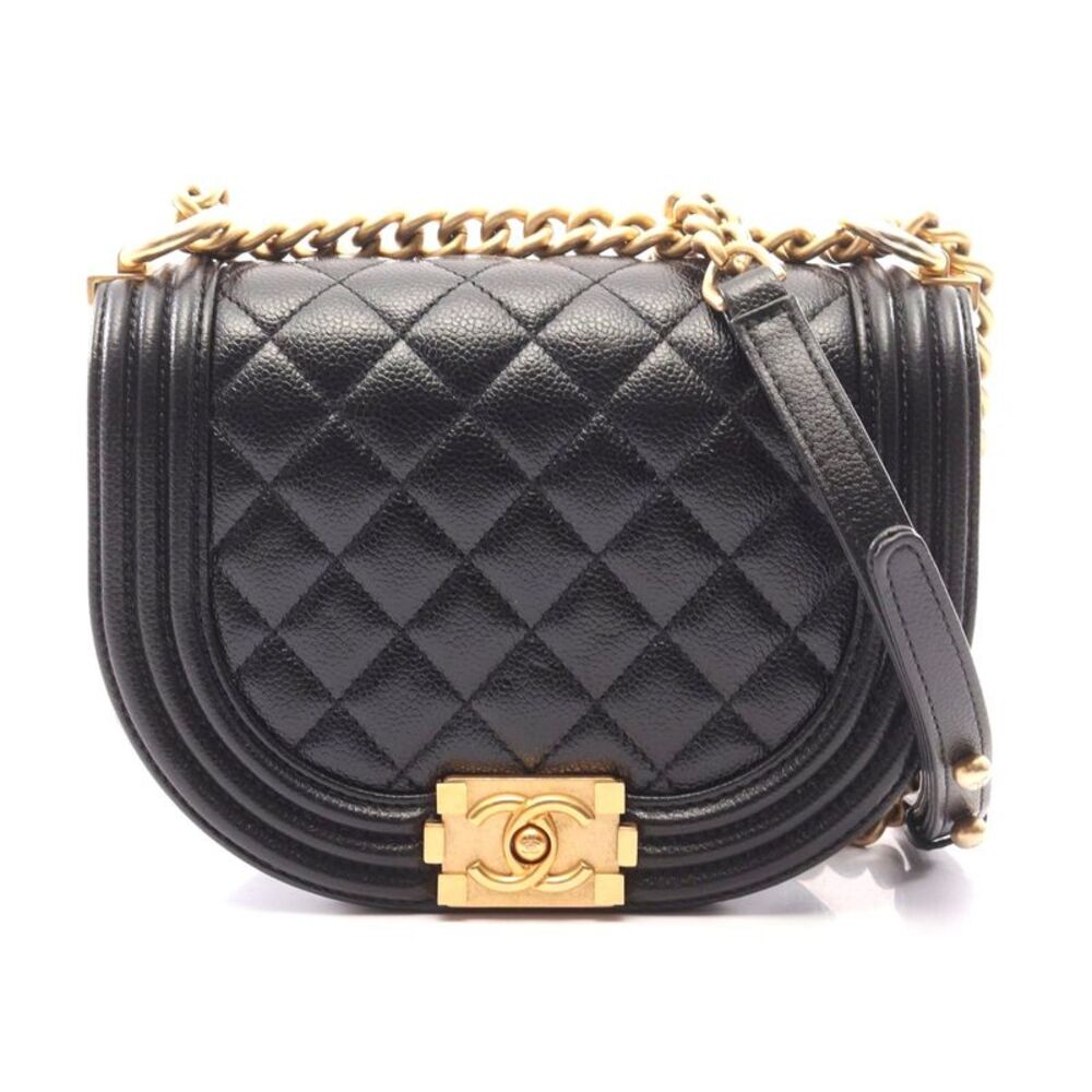 Chanel Boy Small Shoulder Bag Caviar Leather